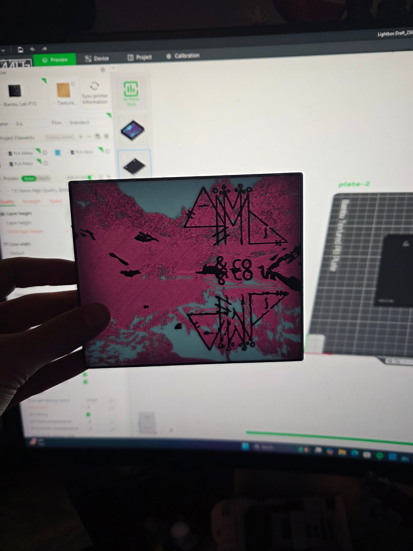 LightBox 3d Printed Custom