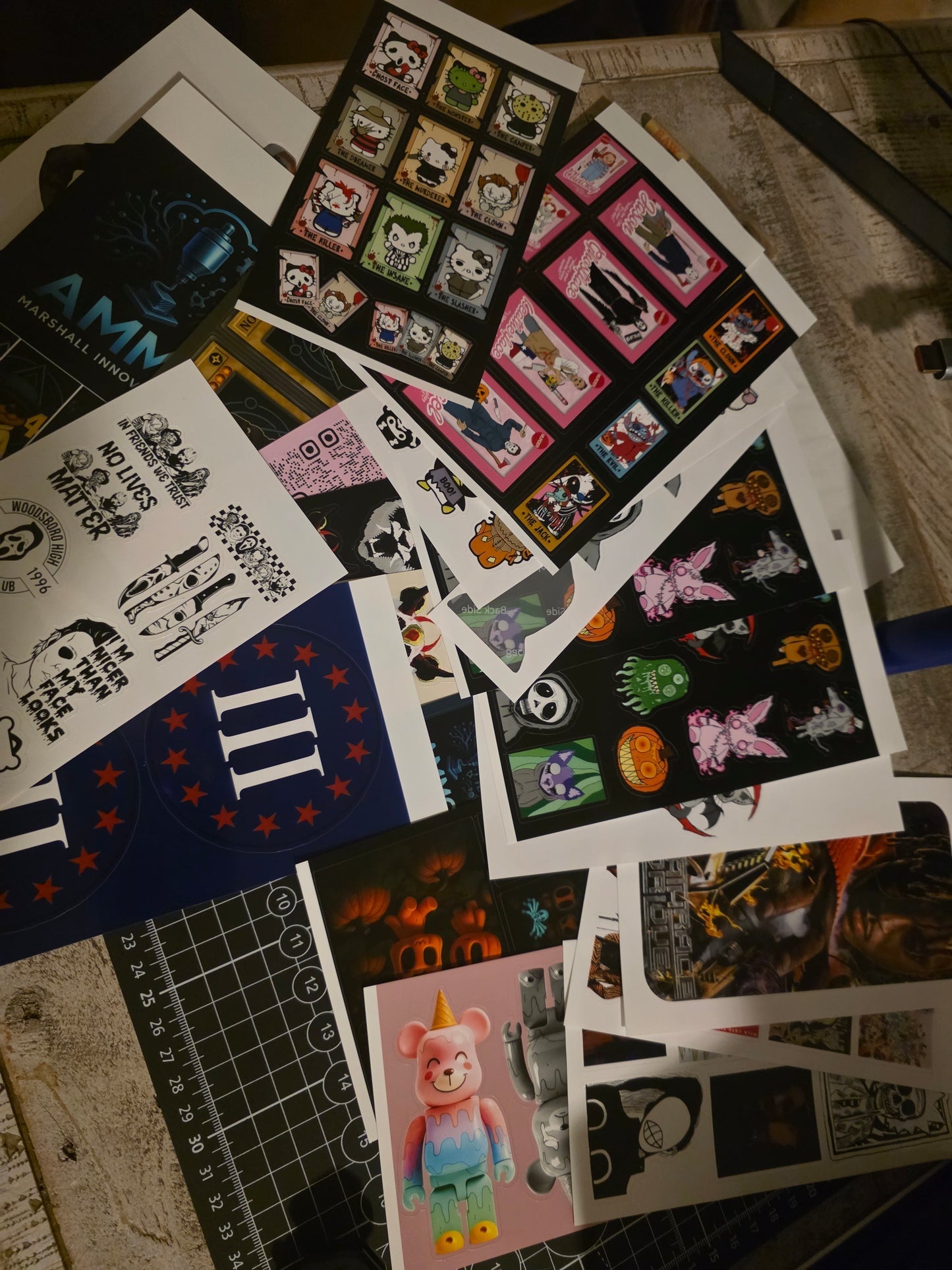 Custom Stickers (Sticker Sheets 4×7 and Phone Back Skinz)