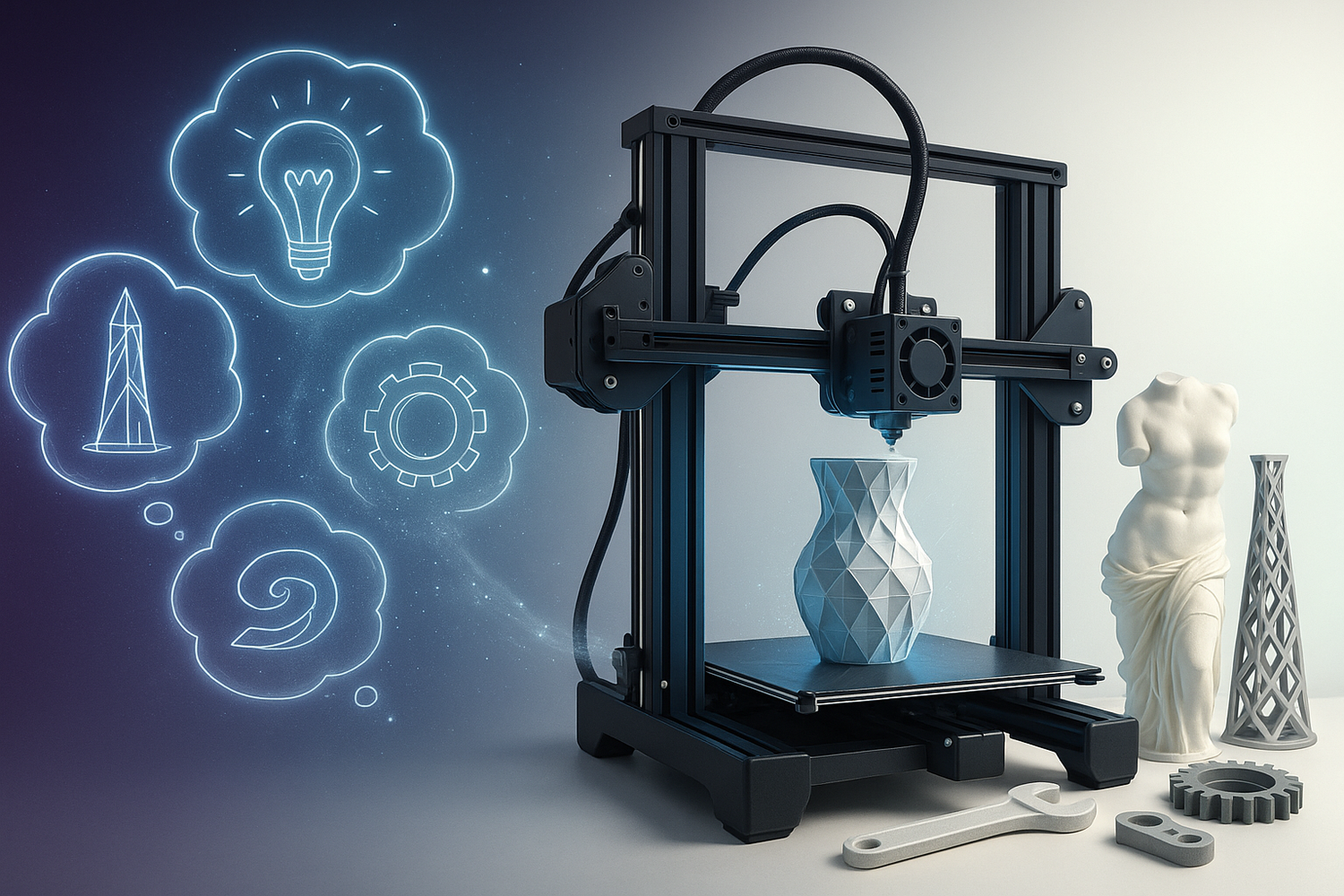 Turn imagination into reality with 3d printing 